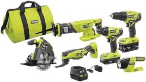RYOBI 6 TOOL SET