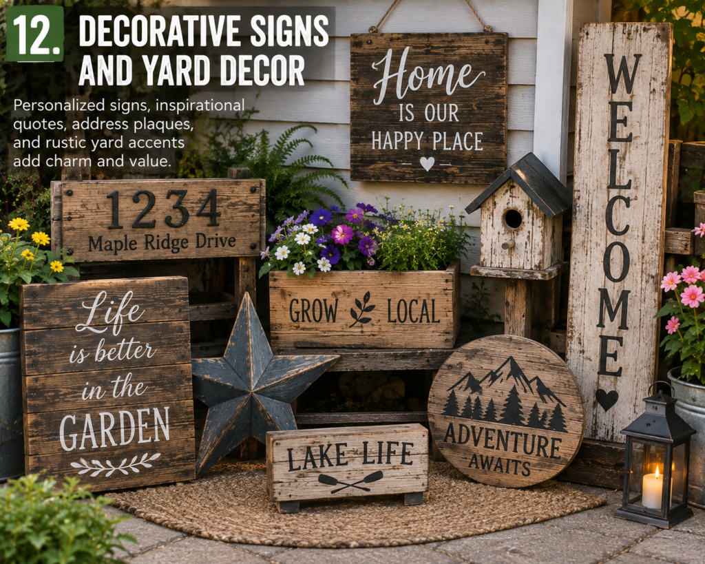 signs made from pallets