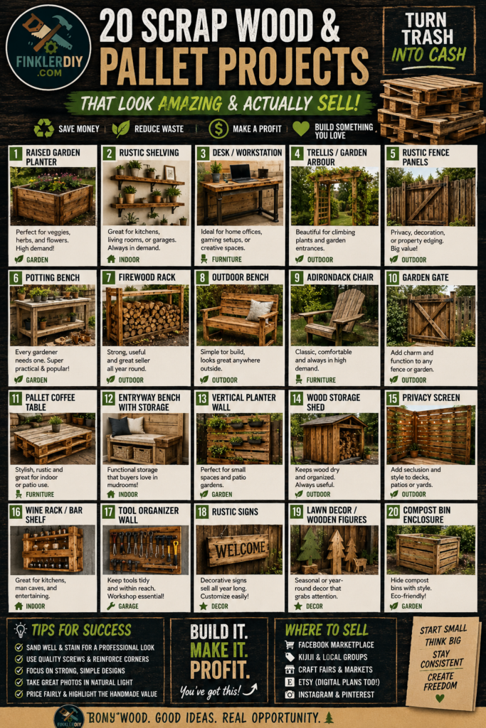 20 scrap pallet projects